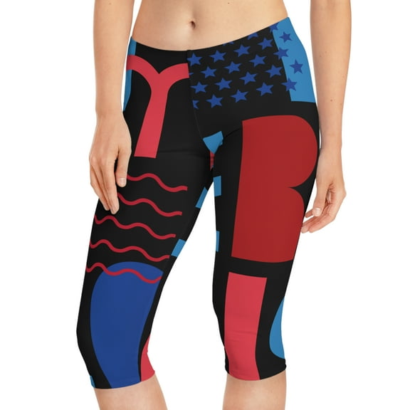 Americana Women's Capri Leggings