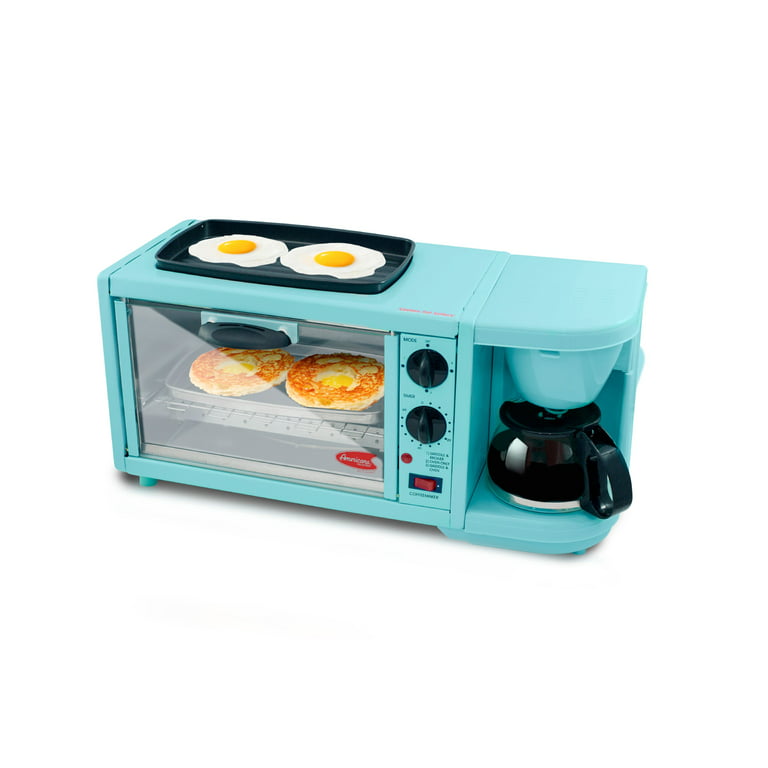 Bluethy 1 Set Electric Breakfast Machine 3-in-1 Safe 220V Double Heating  Pipe Toaster Household Supplies
