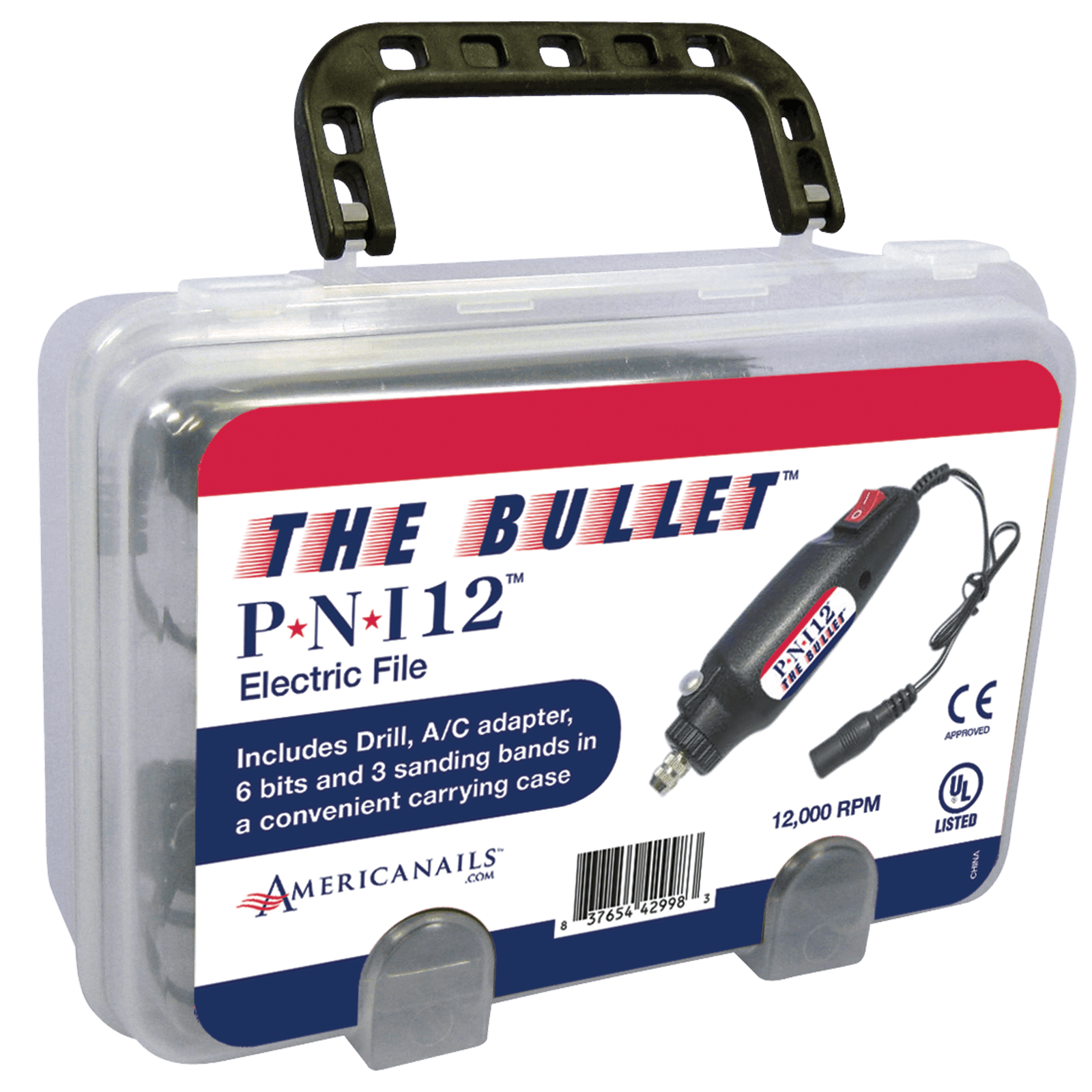 Americanails PNI12 Bullet Electric File Kit