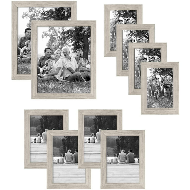 Picture Frame in White Set of 2 - Composite Wood with Shatter Resistan –  Americanflat