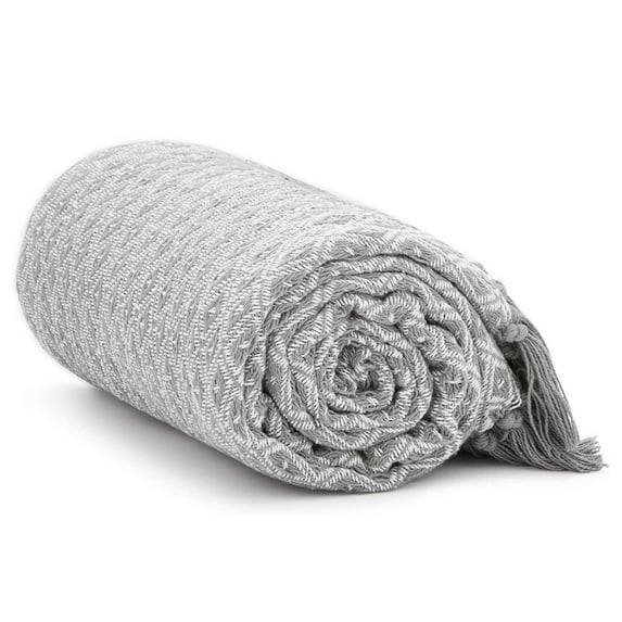 Americanflat 100% Cotton Medium Weight 50" x 60" Throw Blanket