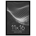 thumbnail image 1 of Americanflat 11x16 Picture Frame with Polished Plexiglass Streamline Collection Thin Border Wall - Black, 1 of 8