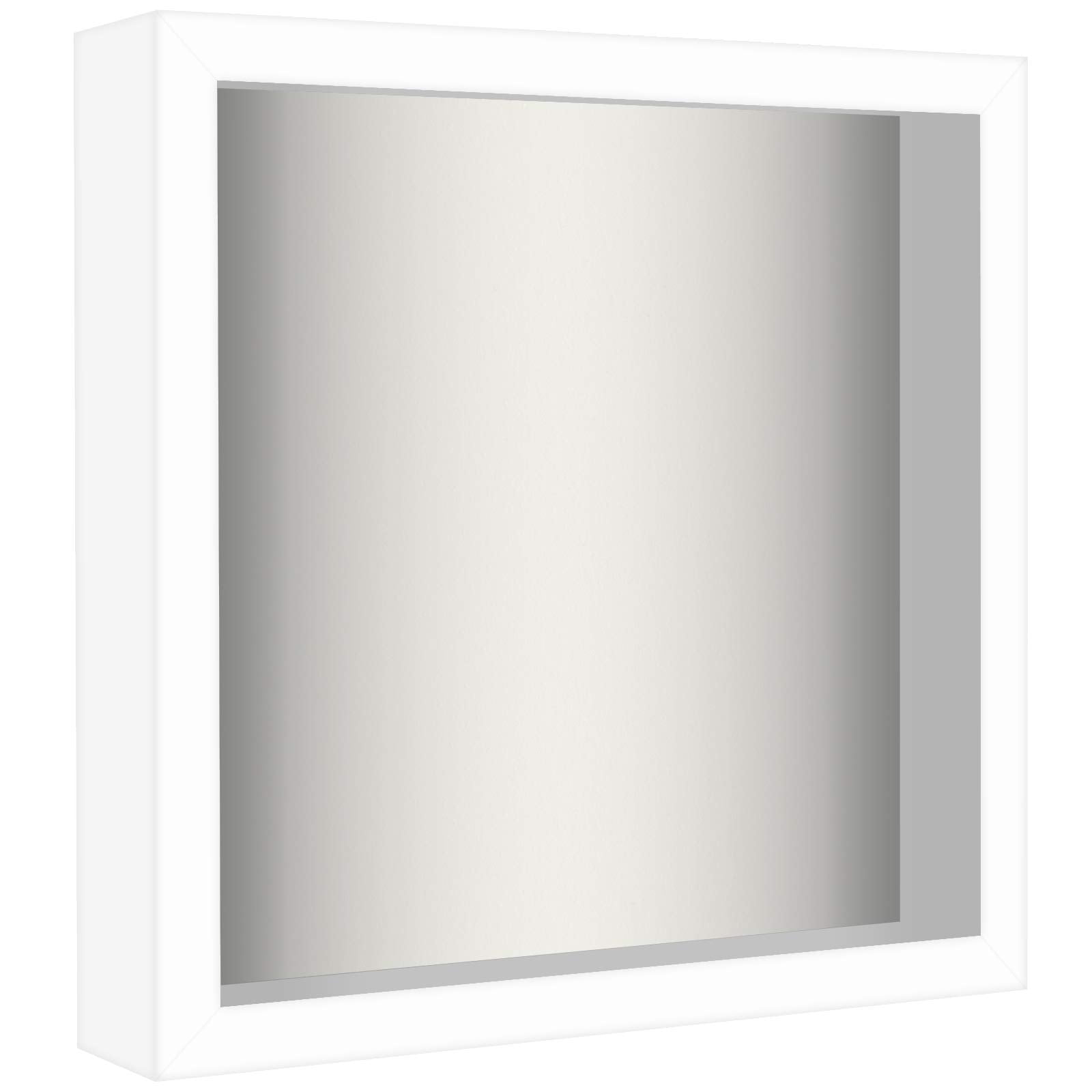 Americanflat 11x11 Shadow Box Frame, White