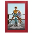 thumbnail image 1 of Americanflat 12x18 Poster Frame with Polished Plexiglass Hampton Collection Distressed Frames Wall - Red, 1 of 8