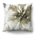 thumbnail image 1 of Americanflat 14"x14" Floral Throw Pillow with Premium Polyester - Sepia, 1 of 8