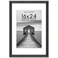 thumbnail image 1 of Americanflat 16" x 24" Wide Molding Picture Frame - Black, 1 of 8