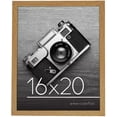 thumbnail image 1 of Americanflat 16x20 Poster Frame in Oak with Polished Plexiglass - Horizontal and Vertical Formats with Included Hanging Hardware, 1 of 4