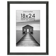 thumbnail image 1 of Americanflat 18" x 24" Wide Molding Picture Frame - Black, 1 of 8