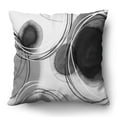 thumbnail image 1 of Americanflat 18"x18" Abstract Throw Pillow with Premium Polyester - Black and White, 1 of 8