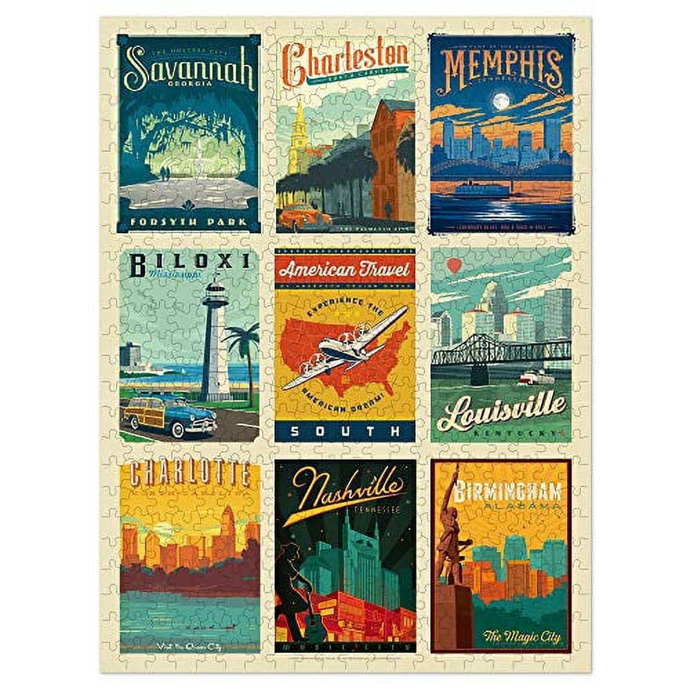 Americanflat 18x24 Jigsaw Puzzle, 500 Pcs High Quality Collection, intellectual game for all ages