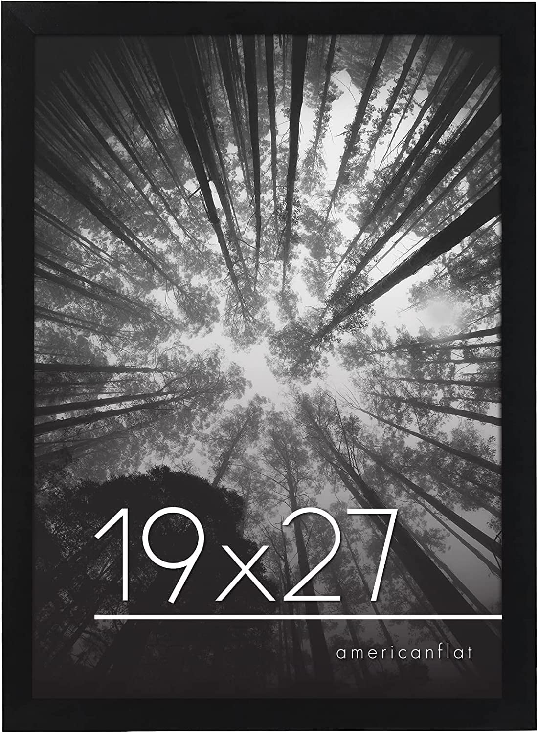 Americanflat 19x27 Poster Frame - Black MDF Wood - Walmart.com