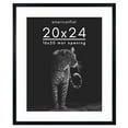 thumbnail image 1 of Americanflat 20x24 Picture Frame with Polished Plexiglass with 16x20 Mat Display Photo Soho Collection - Black, 1 of 8