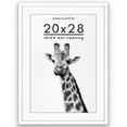 thumbnail image 1 of Americanflat 20" x 28" Gallery-Style Picture Frame with Mat to Secure Artwork, Prints, and Photos - White, 1 of 7