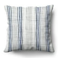 thumbnail image 1 of Americanflat 20"x20" Striped Pattern Throw Pillow with Premium Polyester - Navy, 1 of 8