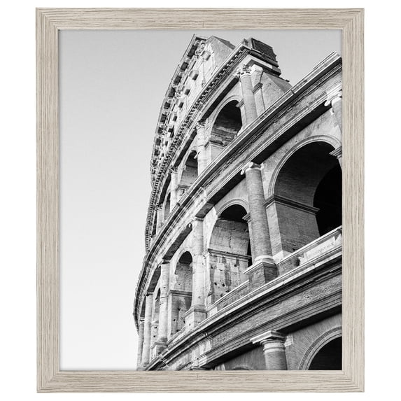 Americanflat 20x24 Poster Frame in Drift Wood with Polished Plexiglass - Horizontal and Vertical Formats with Included Hanging Hardware