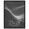 thumbnail image 1 of Americanflat 21x28 Poster Frame with Polished Plexiglass Streamline Collection Thin Border Wall - Black, 1 of 8