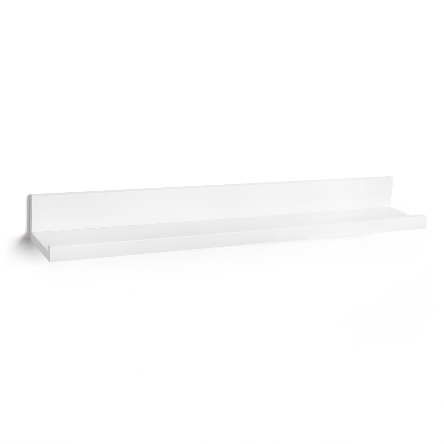 Americanflat 24 Inch White Floating Wall Shelf