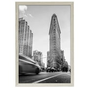 Americanflat 24x36 Poster Frame in Grey with Polished Plexiglass - Horizontal and Vertical Formats with Included Hanging Hardware