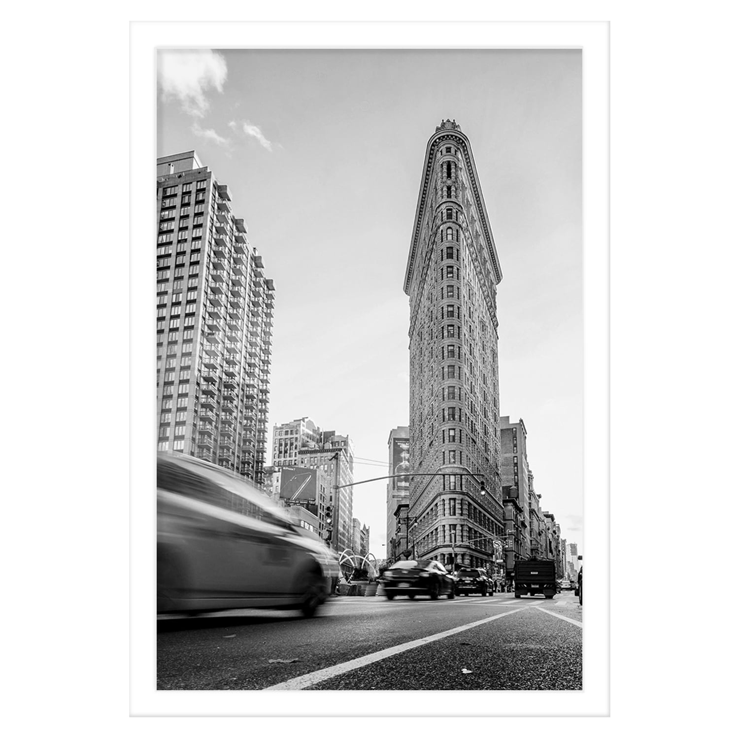 Americanflat 24x36 inch White Poster Frame , Polished Plexiglass. Hanging Hardware Included!