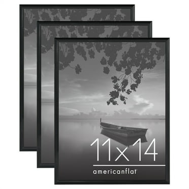 Americanflat 3 Pack Lightweight 11x14 Poster Frames - Black