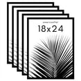 thumbnail image 1 of Americanflat 5 Pack of 18" x 24" Frames - Plexiglass Cover - Black, 1 of 7
