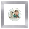 thumbnail image 1 of Americanflat 6" x 6" with Round-Shaped Mat - Silver, 1 of 9