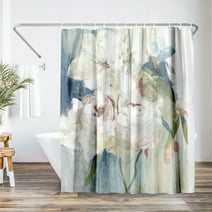 Americanflat 71" x 74" Shower Curtain, Blissful Peony I by PI Creative Art