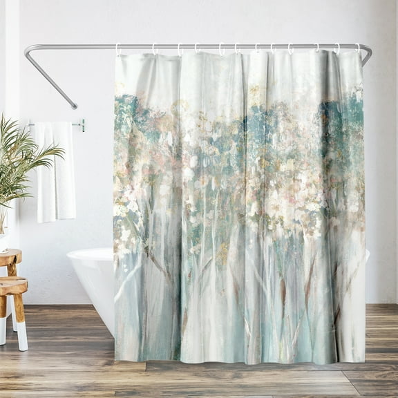 Americanflat 71" x 74" Shower Curtain, Dewy Iii by PI Creative Art