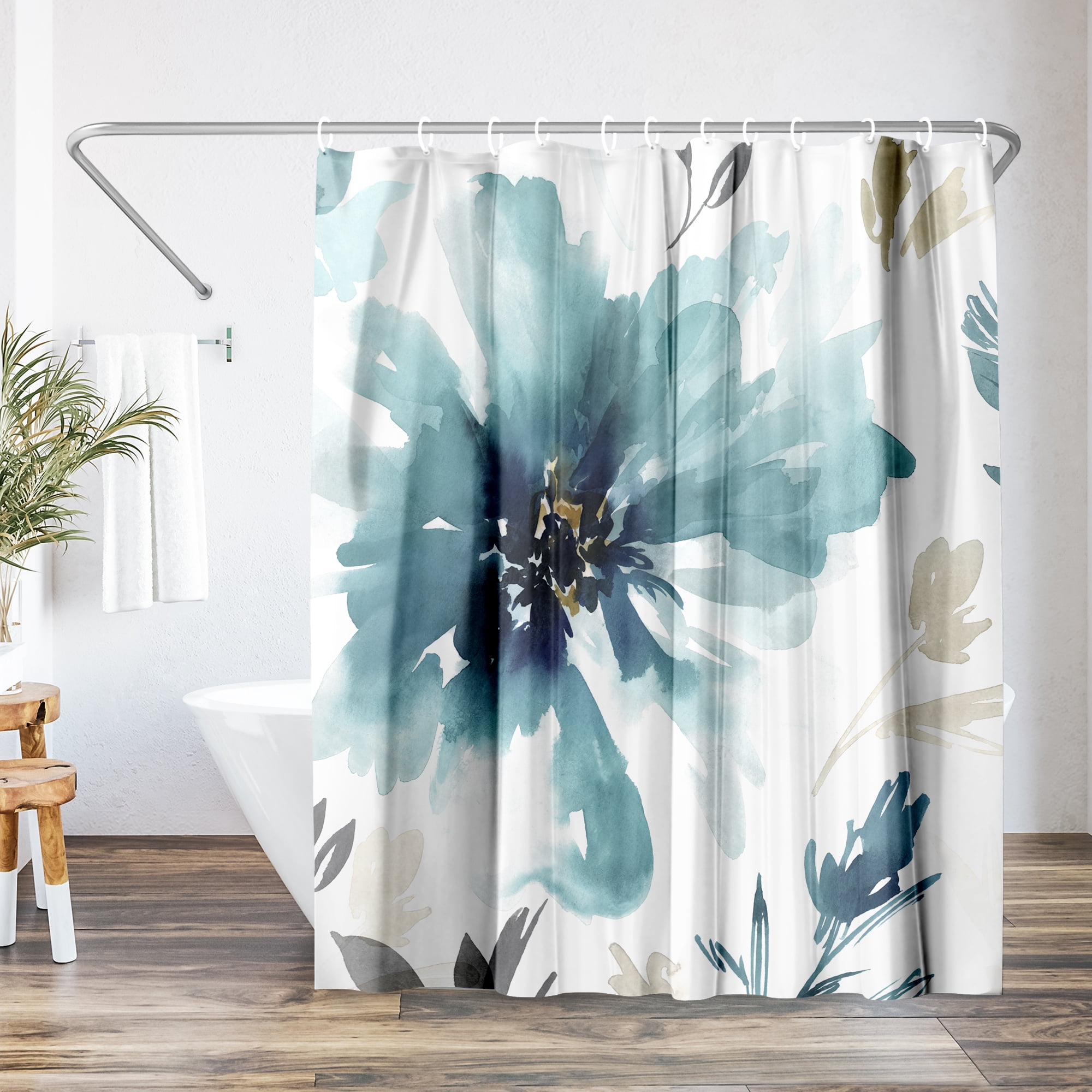 Americanflat 71" x 74" Shower Curtain, Finesse I by PI Creative Art