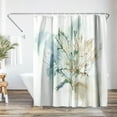 thumbnail image 1 of Americanflat 71" x 74" Shower Curtain, Green Coral II by PI Creative Art, 1 of 7