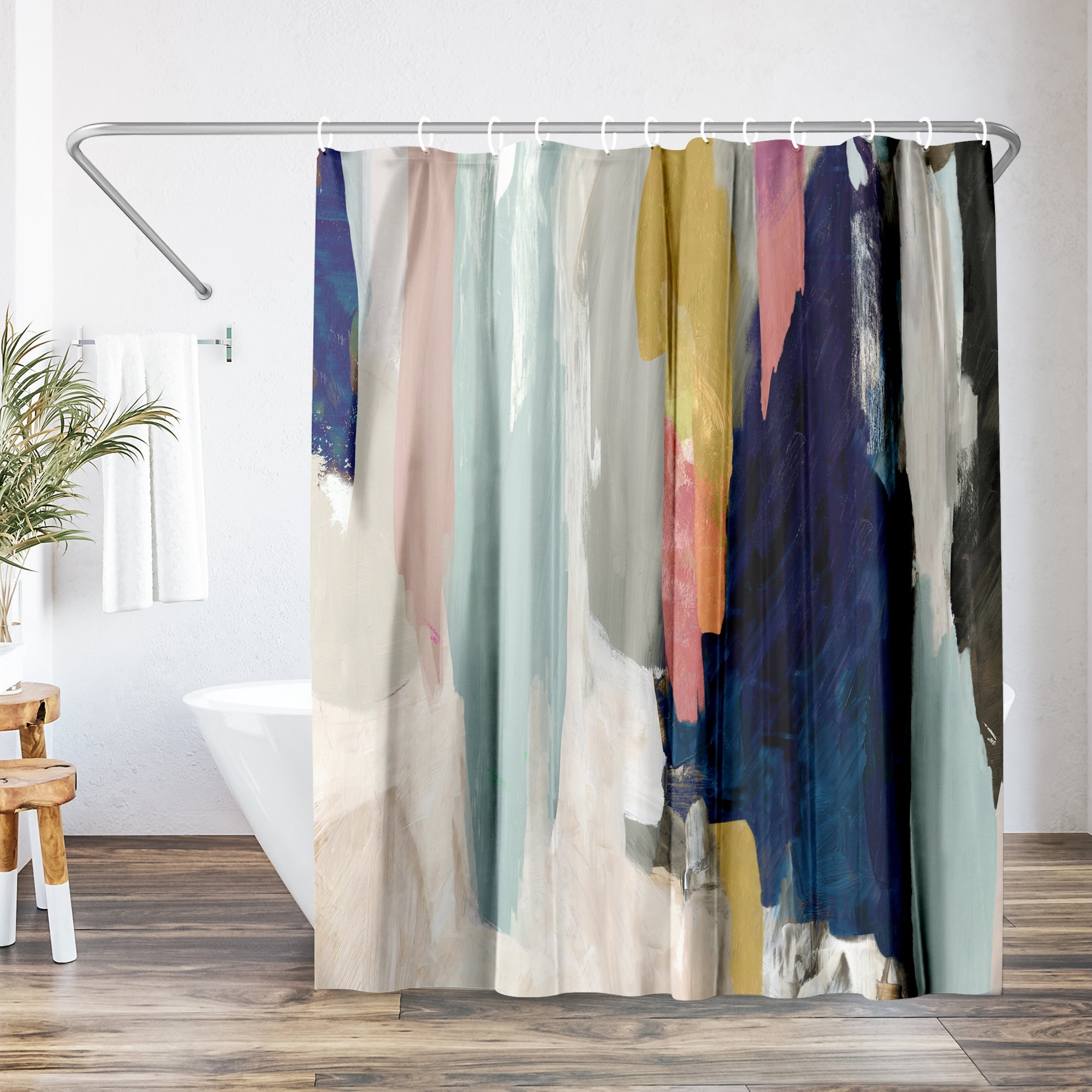 Americanflat 71" x 74" Shower Curtain, Somber by PI Creative Art