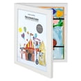thumbnail image 1 of Americanflat 8.5x11 Kids Art Frame Holds 100 Artworks Front Loading Frames Hold Artworks Mini Built - White, 1 of 8