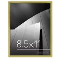 thumbnail image 1 of Americanflat 8.5x11 Picture Frame in Gold with Shatter Resistant Glass - Horizontal and Vertical Formats for Wall and Tabletop, 1 of 5