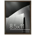 thumbnail image 1 of Americanflat 8.5x11 Thin Picture Frame in Mahogany with Polished Glass - Horizontal and Vertical Formats for Wall and Tabletop, 1 of 5