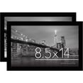 Free Shipping! Americanflat 8.5x14 Black Picture Frame with Shatter ...