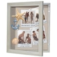 thumbnail image 1 of Americanflat 8x10 Shadow Box Frame with Shatter-Resistant Glass Front Silhouette Collection Case - Grey, 1 of 7