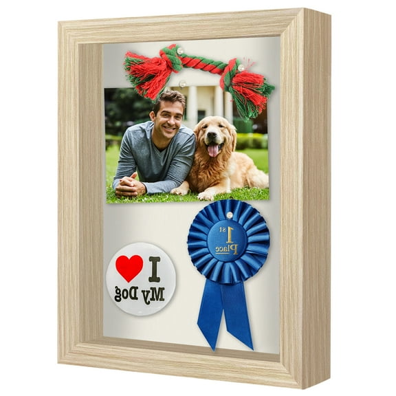 Shadow Box Frame 1.5 Inches Deep Box Frame for Objects Pictures and Memorabilia