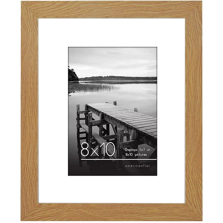 Gray Oak Bevel Frame. Easel Frame. Table Picture Frame. Frames 