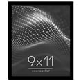thumbnail image 1 of Americanflat 9" x 11" Picture Frame - Modern Design, Shatter-Resistant Glass, PVC Frame - Black, 1 of 7