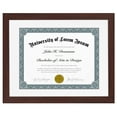 thumbnail image 1 of Americanflat Diploma Frame - 11x14 with 8.5x11 Mat for Diploma - Wood + Glass - Mahogany, 1 of 6
