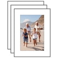 thumbnail image 1 of Americanflat 12x16 Front Loading Picture Frame with Shatter-Resistant Glass with 8x12 Mat 3 Pack Photo - Black, 1 of 7