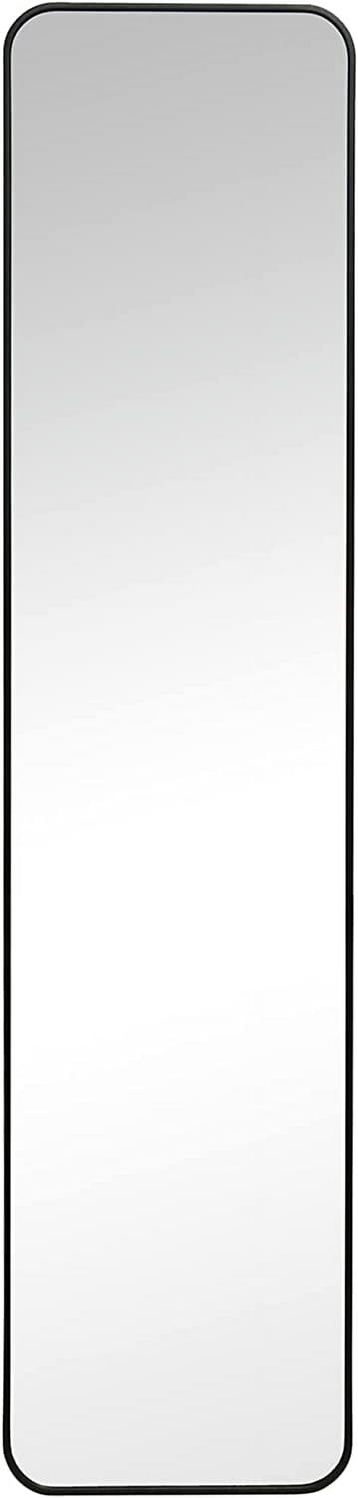 Americanflat Full Length Mirror - 14" x 59" Large Full Body Mirror for Bedroom, Living Room - 5ft Tall Floor Mirror Full Length - Black