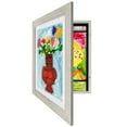 thumbnail image 1 of Americanflat Kids Art Frame 10x12.5 inches with 8.5x11 inches Mat - Composite Wood And Glass - Holds 100 Artworks - Driftwood, 1 of 7