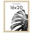 thumbnail image 1 of Americanflat 16x20 Picture Frame with Polished Plexiglass Wide Frames Made Vertical Horizontal - Natural Oak, 1 of 8