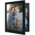 thumbnail image 1 of Americanflat 11x14 Picture Frame with Polished Plexiglass Storage Quick Change Frames Holds Photos - Black, 1 of 8