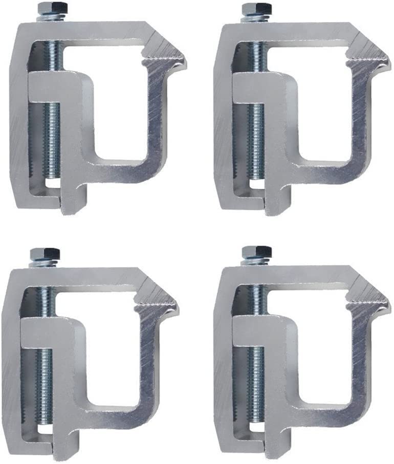Americangaslogs High Strength Aluminum 4PCS Clamps Truck Cap Topper