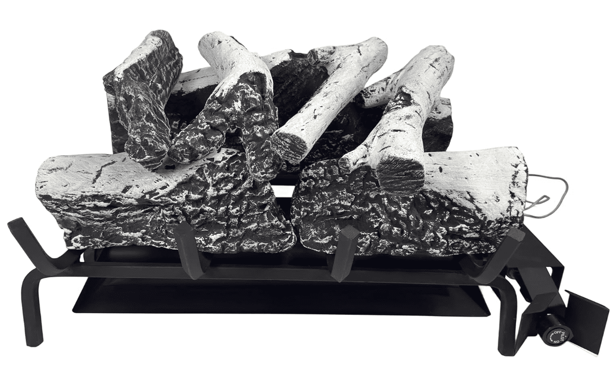 Americangaslogs Vented 18inch-24inch Gas logs Sets Gas Fireplace Burner ...