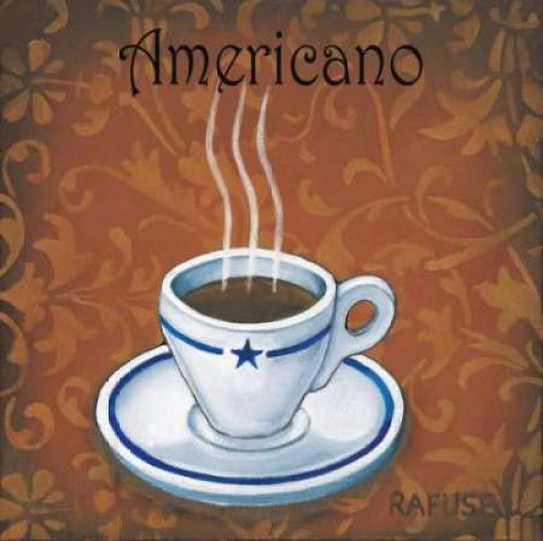 Americano Canvas Art - Will Rafuse (24 x 24)