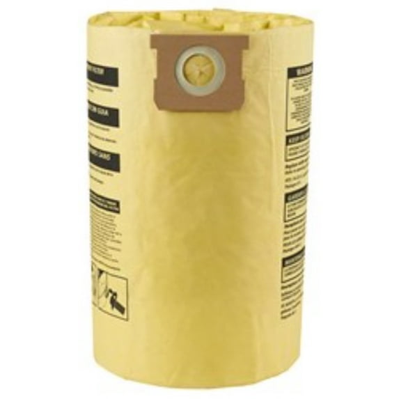 Americas Choice 15-22 Gallon High Efficiency Filter Bag, 6-pack, for Shop-Vac 90673, TYPE J